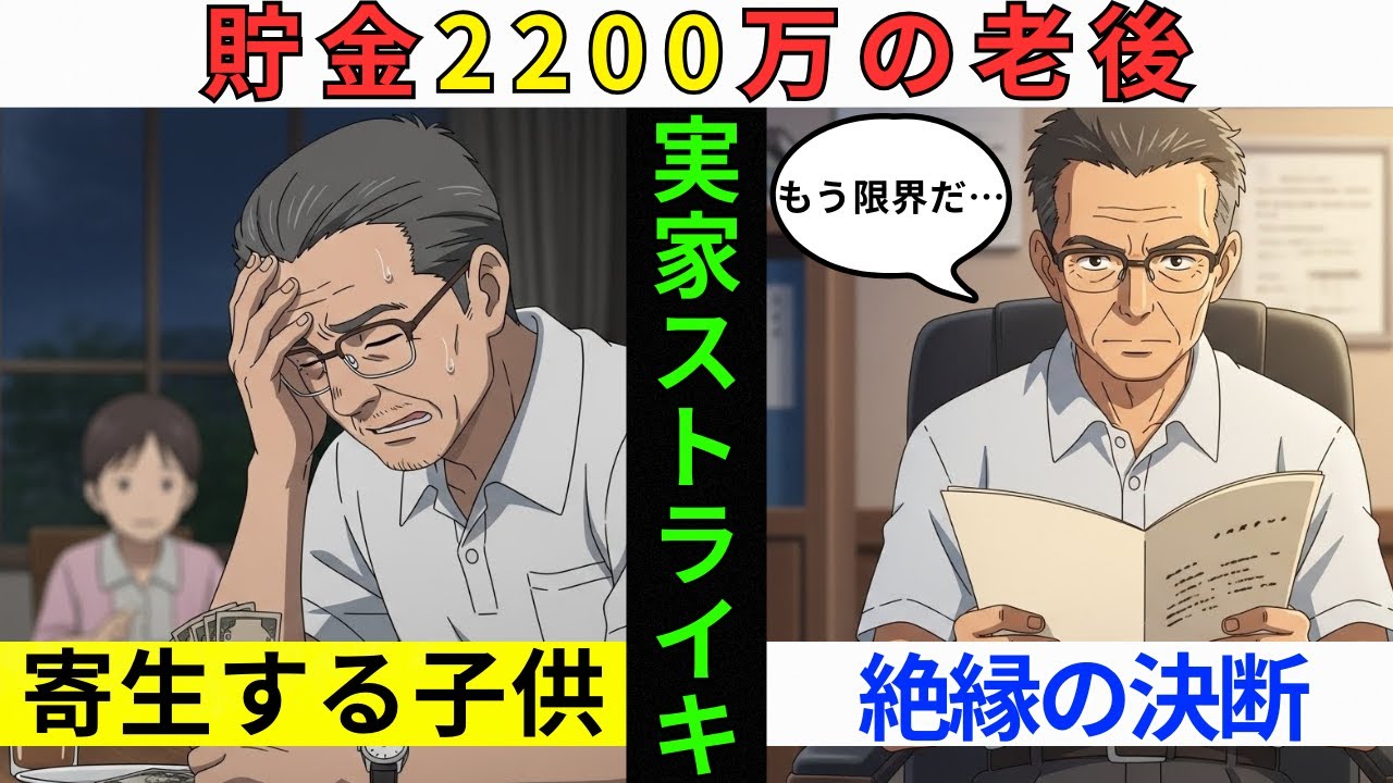 【漫画】孫のために貯金を使い果たしかけた男の決断…搾取されるATMから脱却した父が手に入れた平穏な余生