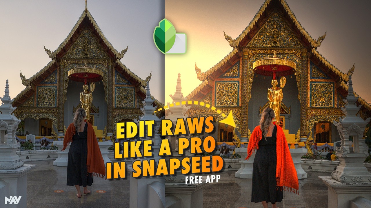 Edit RAW Files Like a Boss with Snapseed Free App | SNAPSEED TUTORIAL | Android | iOS