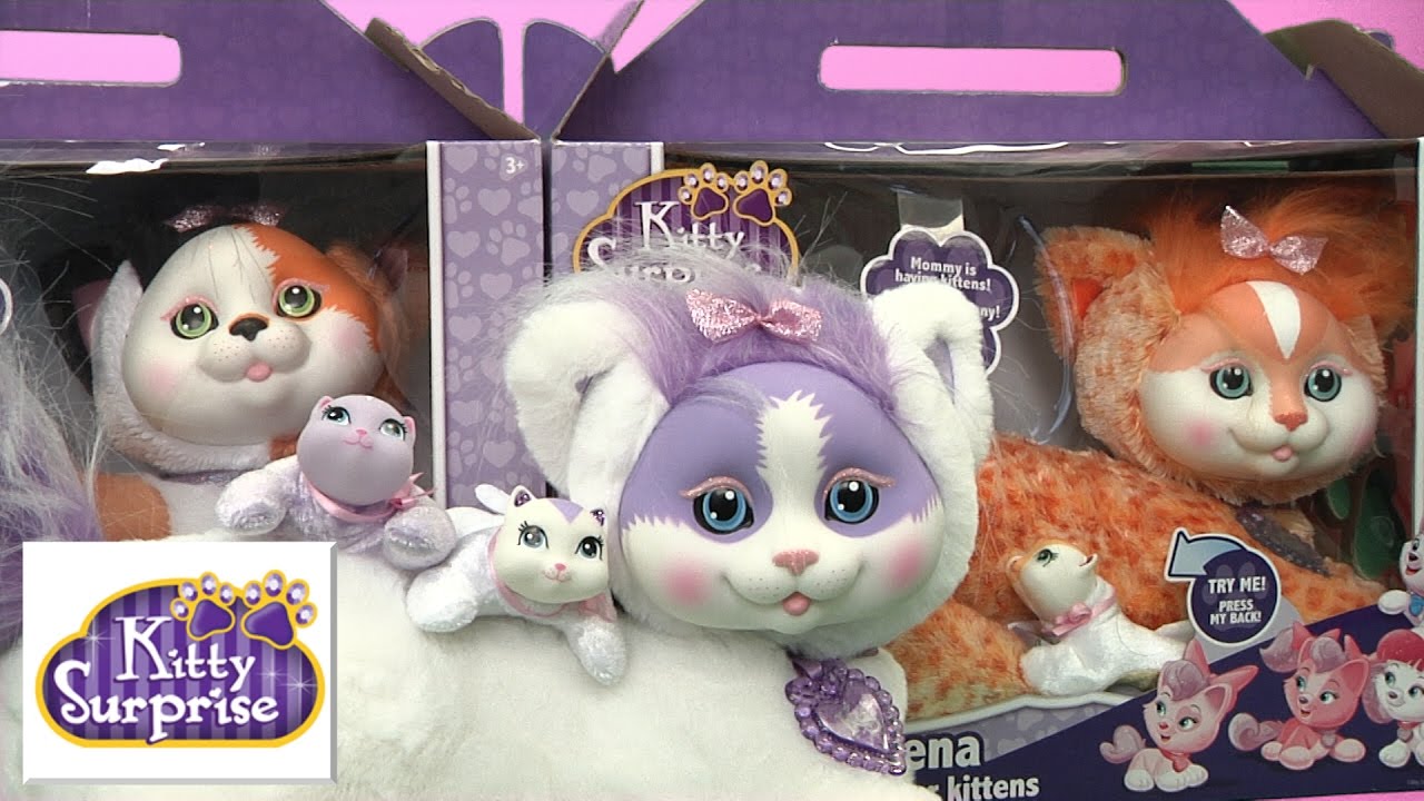 Kitty Surprise & Her Kittens: Jill, Autumn & Siena from Just Play