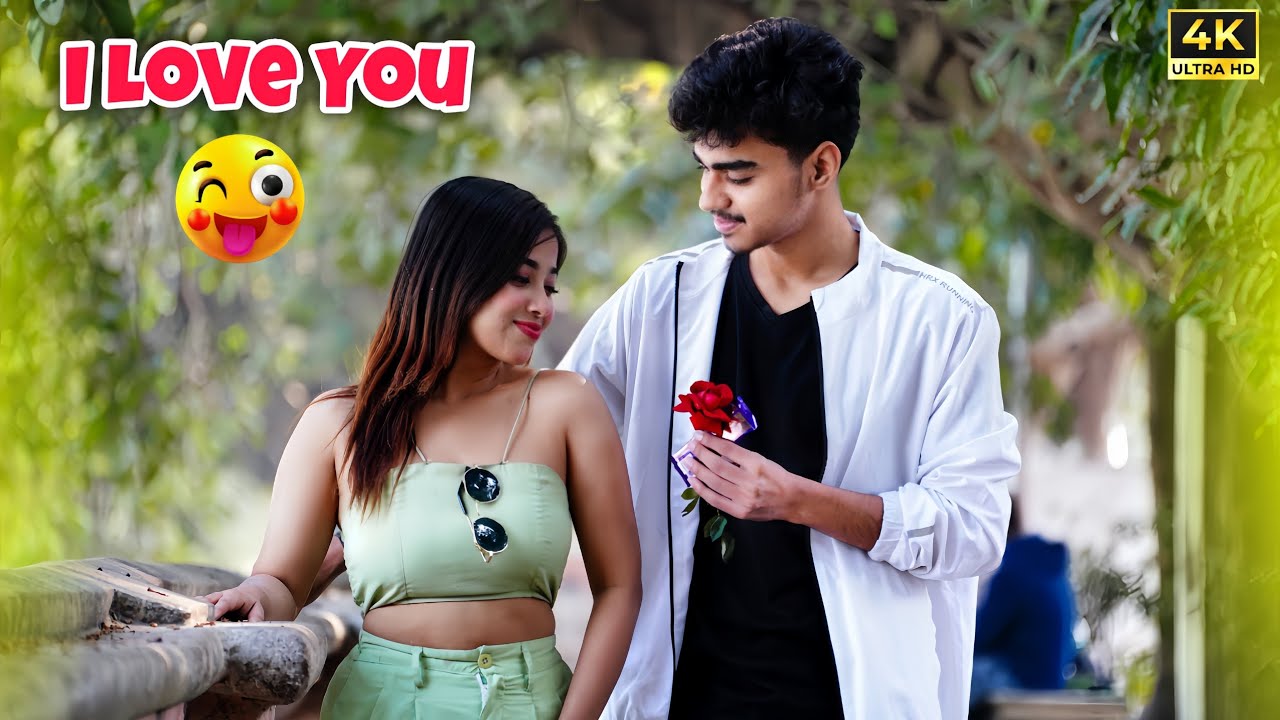 Proposing a Random Girl ❤️|| Looks So Cute😍 @Ankur-000