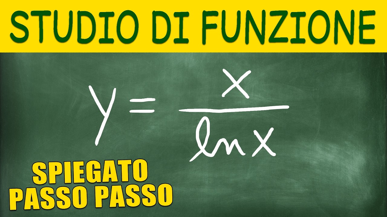 Studio di Funzione Logaritmica #1 - Dal Dominio al Grafico (Con Schemino)