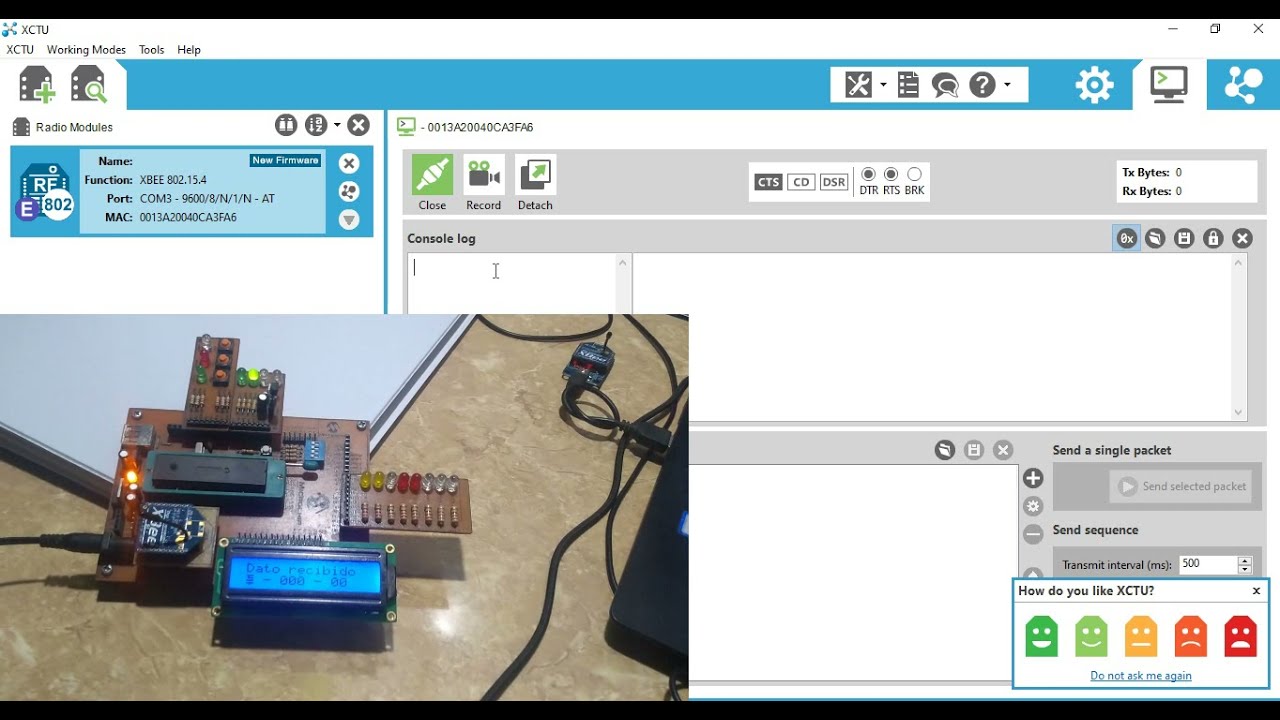 24. Transmisión serial RS232 en PIC C Compiler con módulos Xbee y PIC 18F4550