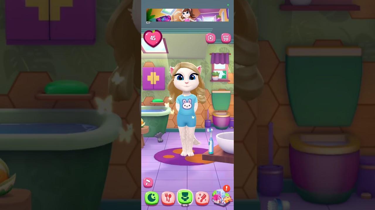 My Talking Angela 2 Gameplay - Makeup Room⚡️Final Level  🤩
