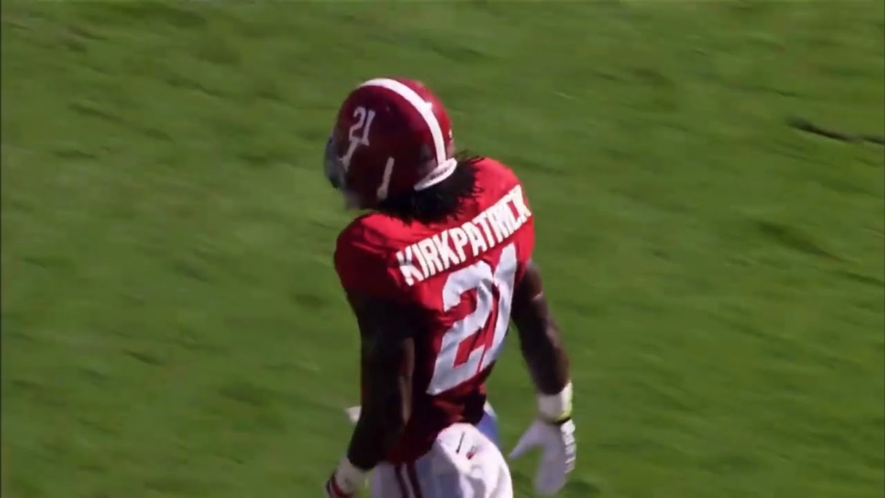 Dre Kirkpatrick Massive Hit On Jarius Wright 2011 Arkansas at Alabama (4K60fps)