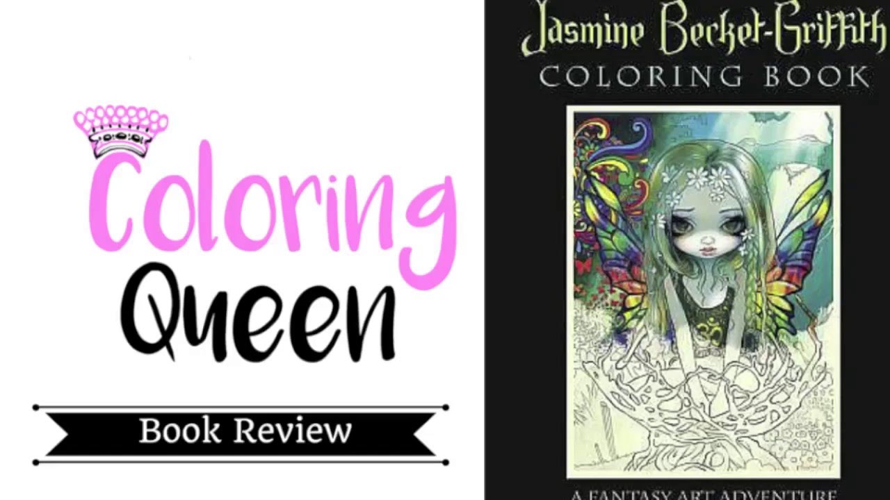 Jasmine Becket-Griffith Coloring Book -  A Fantasy Art Adventure