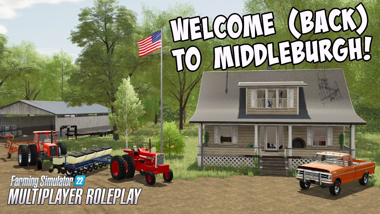 We bought my old farm in Middleburgh, NY! - Multiplayer Roleplay EP1 - Farming Simulator