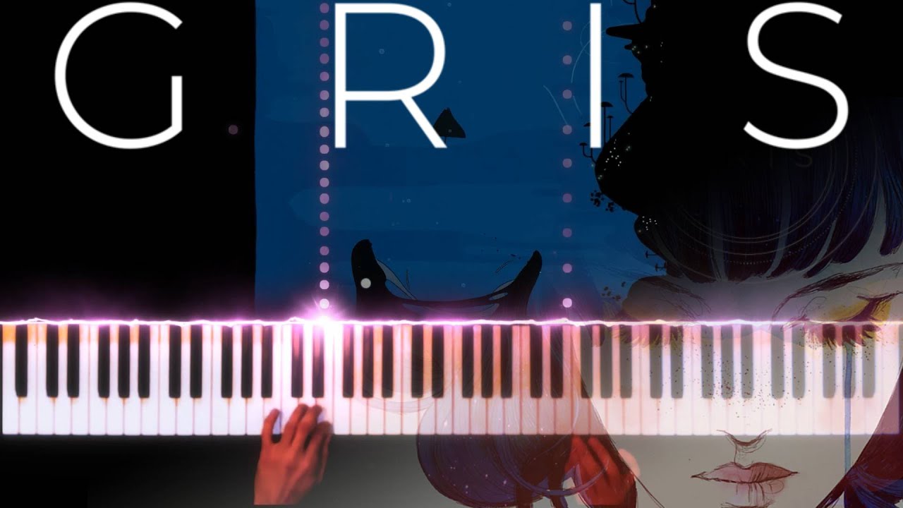 Medley from Gris OST: Main Theme Pt 1 and Unagi Piano Synthesia Cover