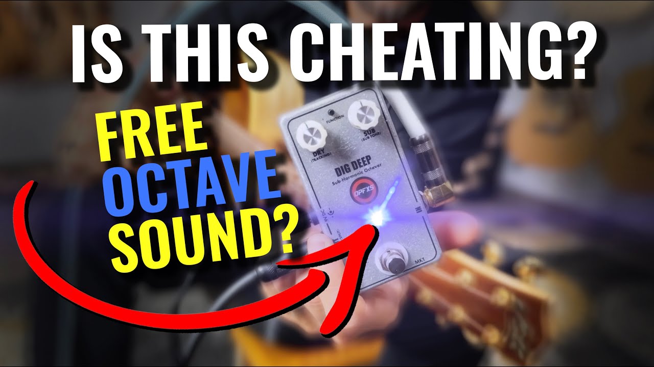 Is This Cheating? - OPFSX Dig Deep Sub Harmonic Octave Pedal (Headphones ON)
