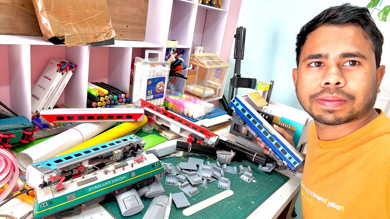 indian model toy train aor track banane ka material aa gya 