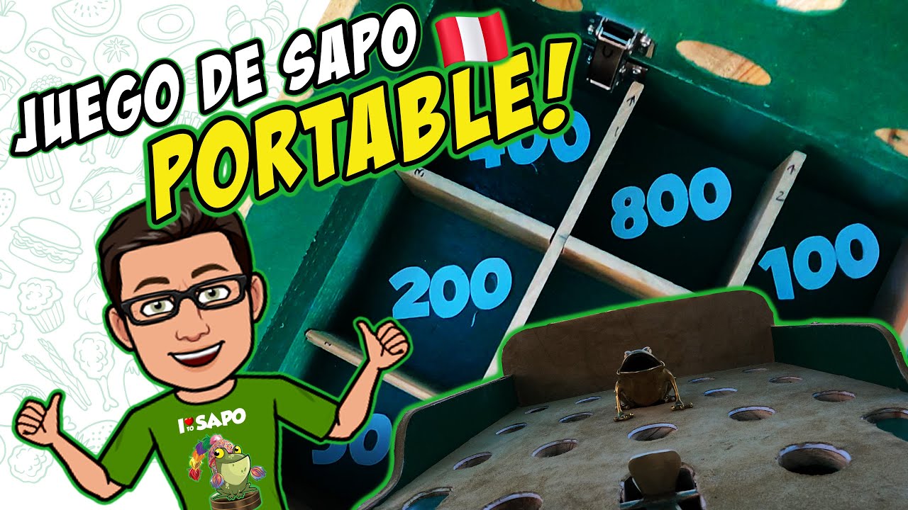 Construí 🔨 un Juego de Sapo 🐸 Peruano  🇵🇪  Portable 👍🏻