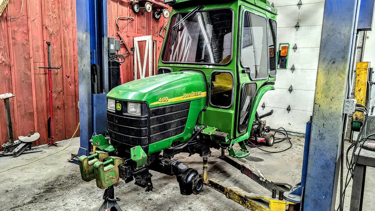 JOHN DEERE 4410 MAINTENANCE AND WHEEL REDO