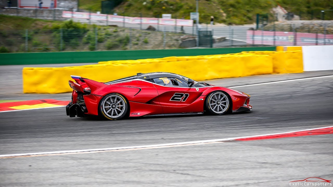 Ferrari FXX K #21 FLATOUT on Spa-Francorchamps !