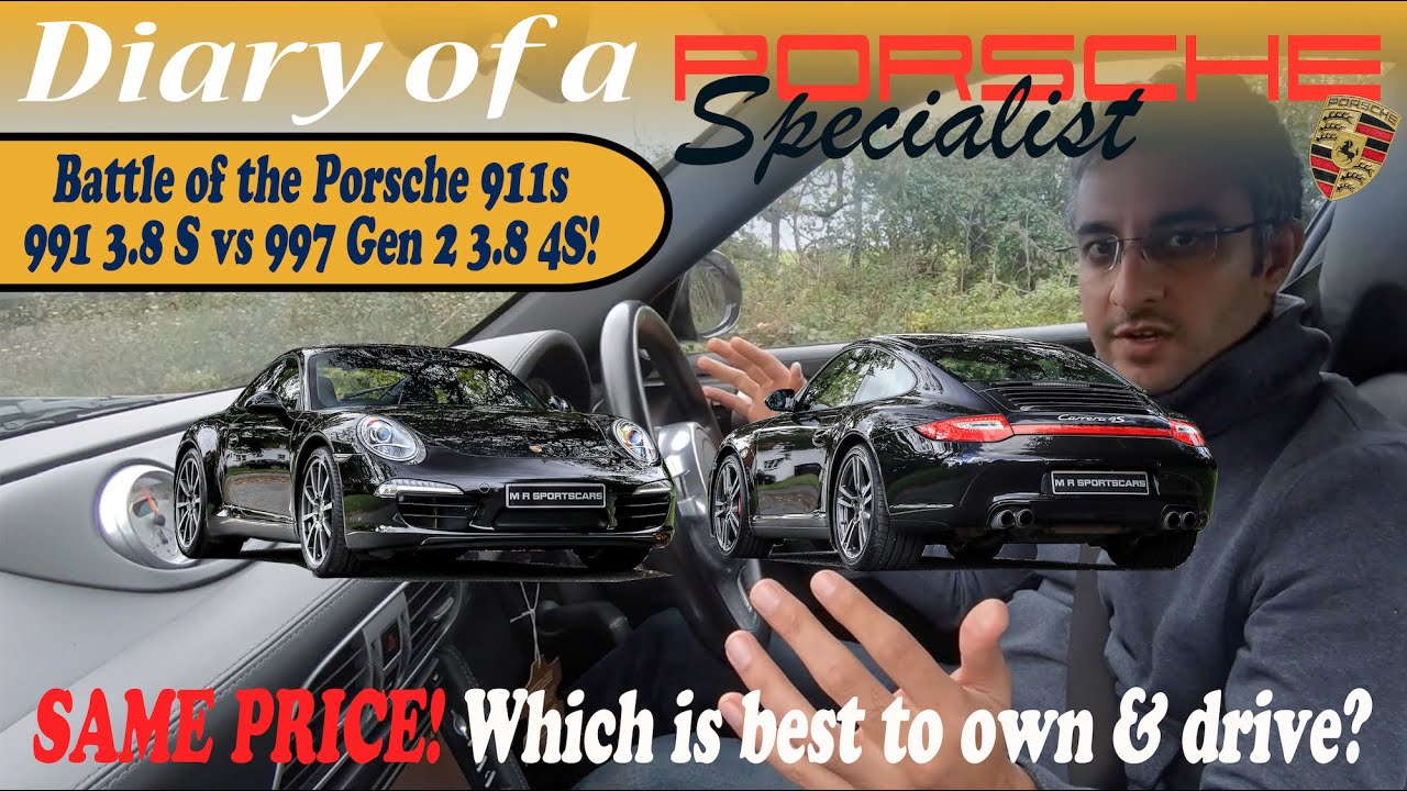 Porsche 911 Battle of the 991.1 and 997.2 - which is best? Episode 13 Diary of a Porsche Specialist