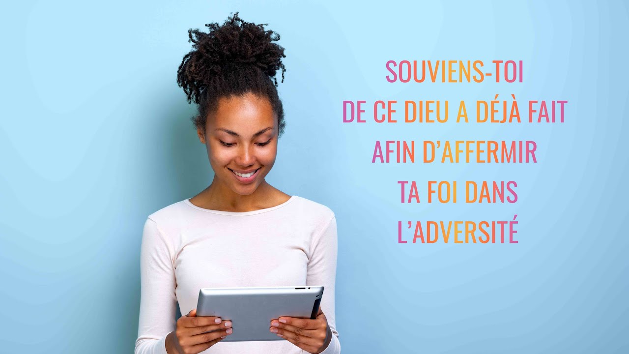 SOUVIENS-TOI DE CE DIEU A DÉJÀ FAIT AFIN D’AFFERMIR TA FOI DANS L’ADVERSITÉ ! ( Culte du 30.11 25 )