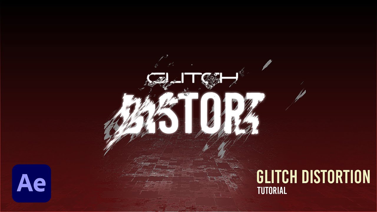 Glitch Logo distorsionado Tutorial de After Effects