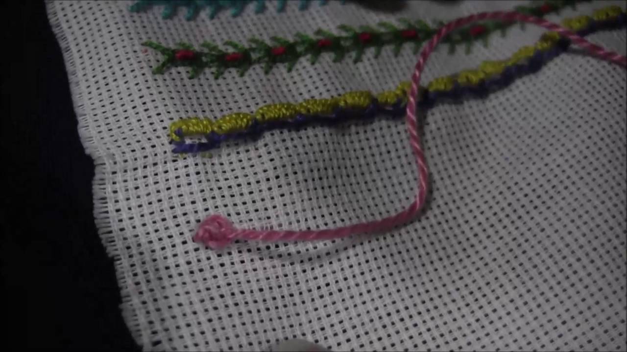 Aprendiendo a bordar Tutorial N°10 Puntadas Basicas