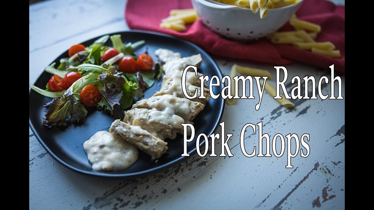 Creamy Ranch Pork Chops | Pork Chops in the Crockpot