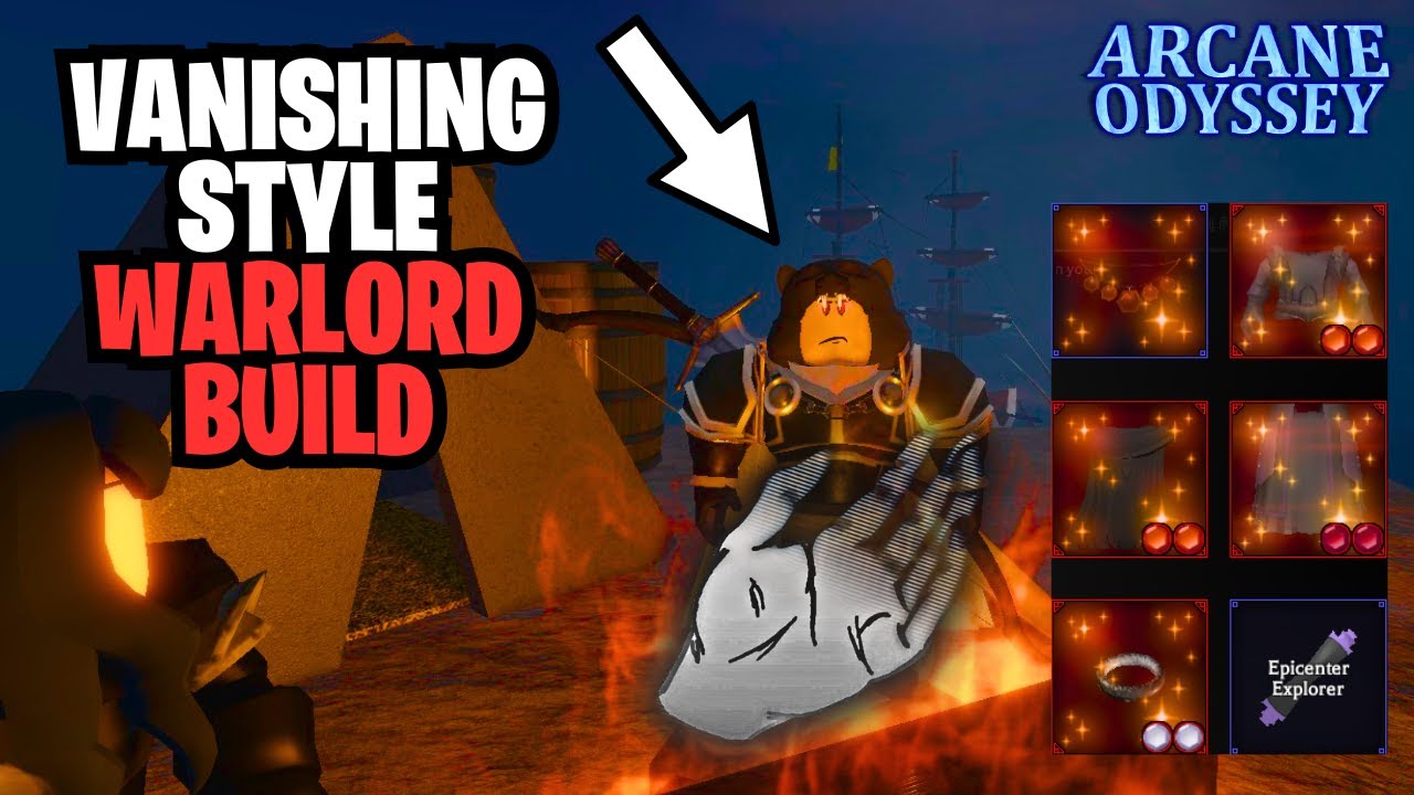 VANISHING Warlord Build Because Powder Fist Got NERFED - Arcane Odyssey Full Release