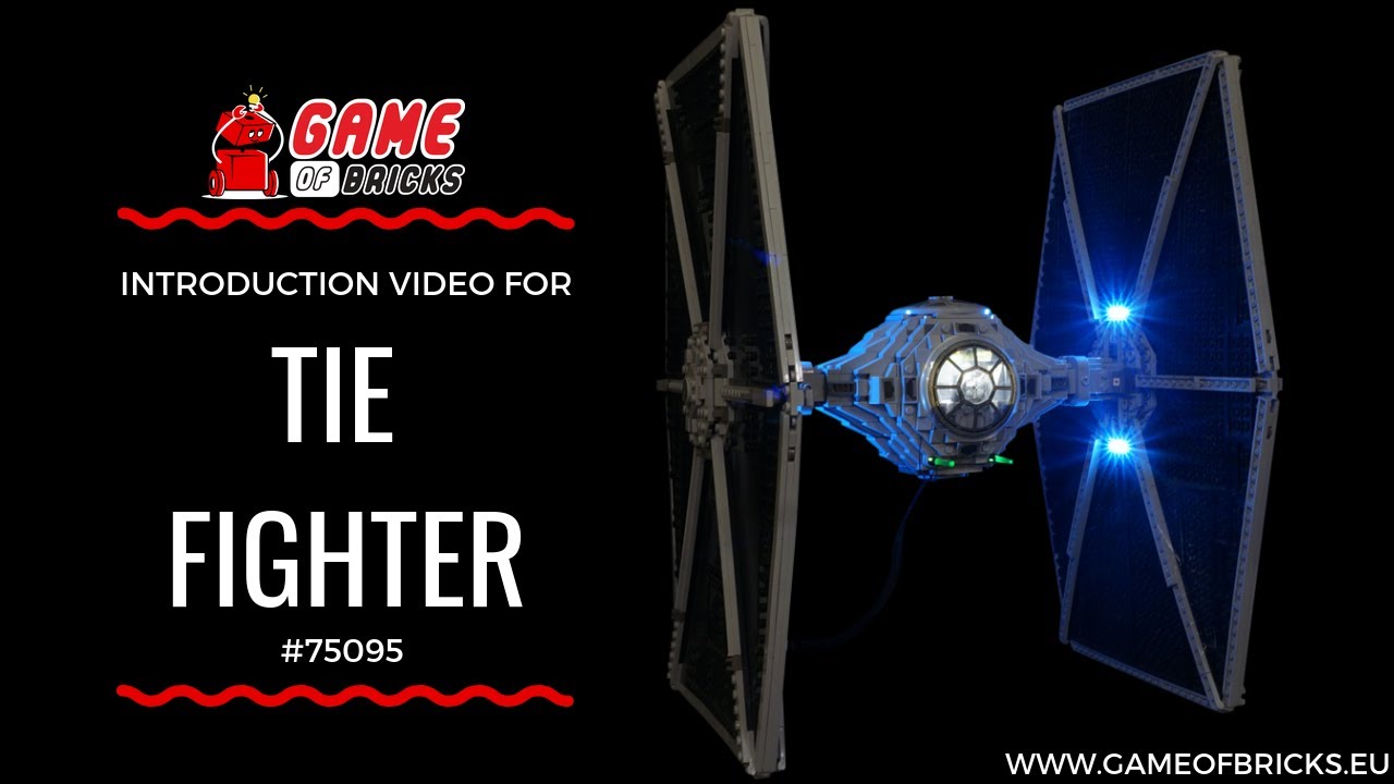 LED Light Kit for LEGO TIE Fighter 75095 Light Kit