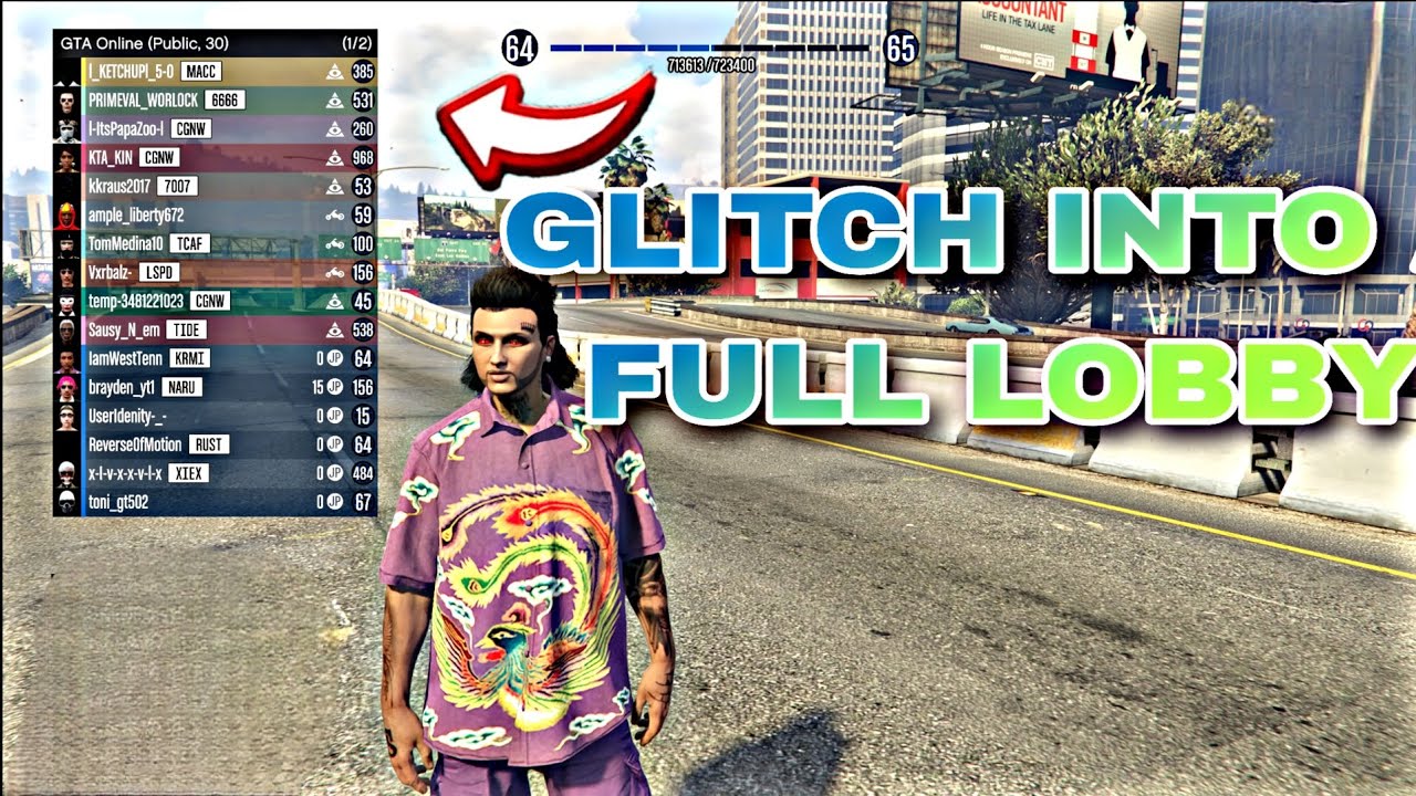 HOW TO GLITCH INTO A FULL GTA5 ONLINE SESSION GLITCH