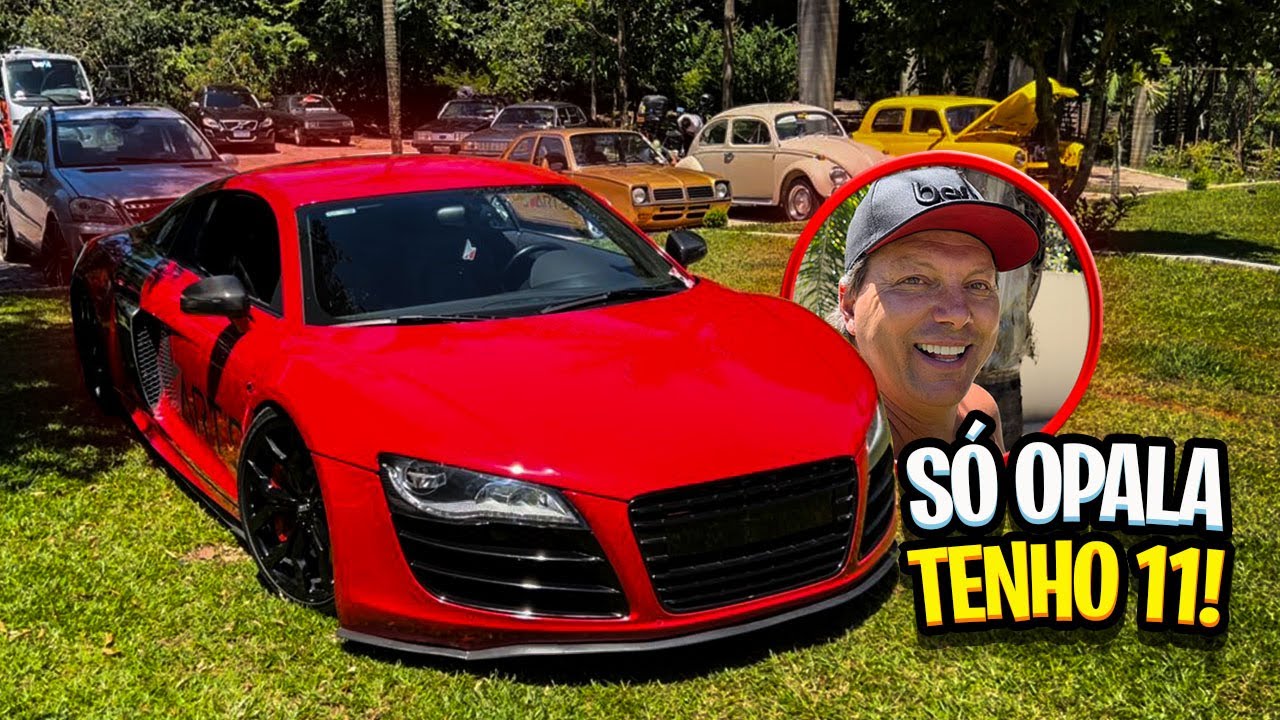 ELE TEM MAIS DE 60 CARROS: DE CHEVETTE A LAMBORGHINI! CONHE&Ccedil;AM M&Uacute;CIO EUST&Aacute;QUIO