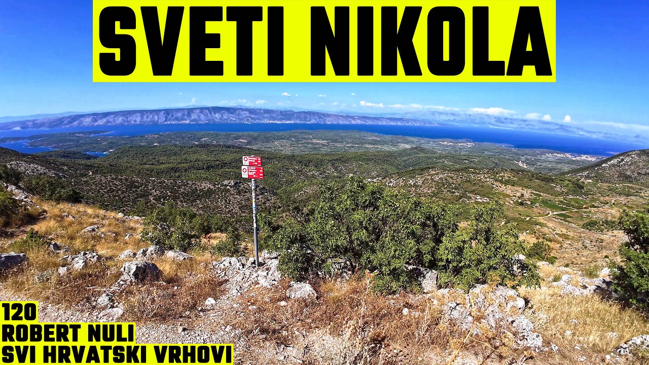 Sveti Nikola, Hvar, 626m - planinarenje [120. VRH iz serijala SVI HRVATSKI VRHOVI] 4K