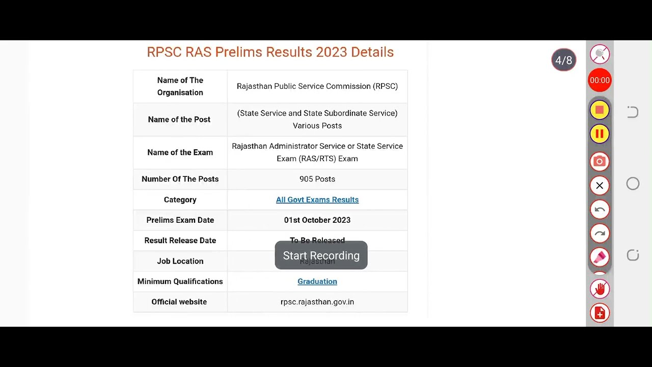 RPSC RAS Result 2023 &ndash; Check Rajasthan Administrative Services (RAS) Prelims Merit List