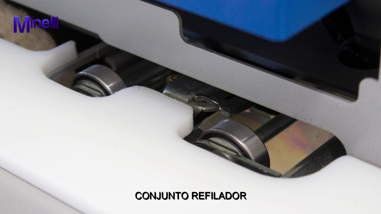REFILADORA MRF1000 - TROCA DA FACA DE REFILO AQUECIDA