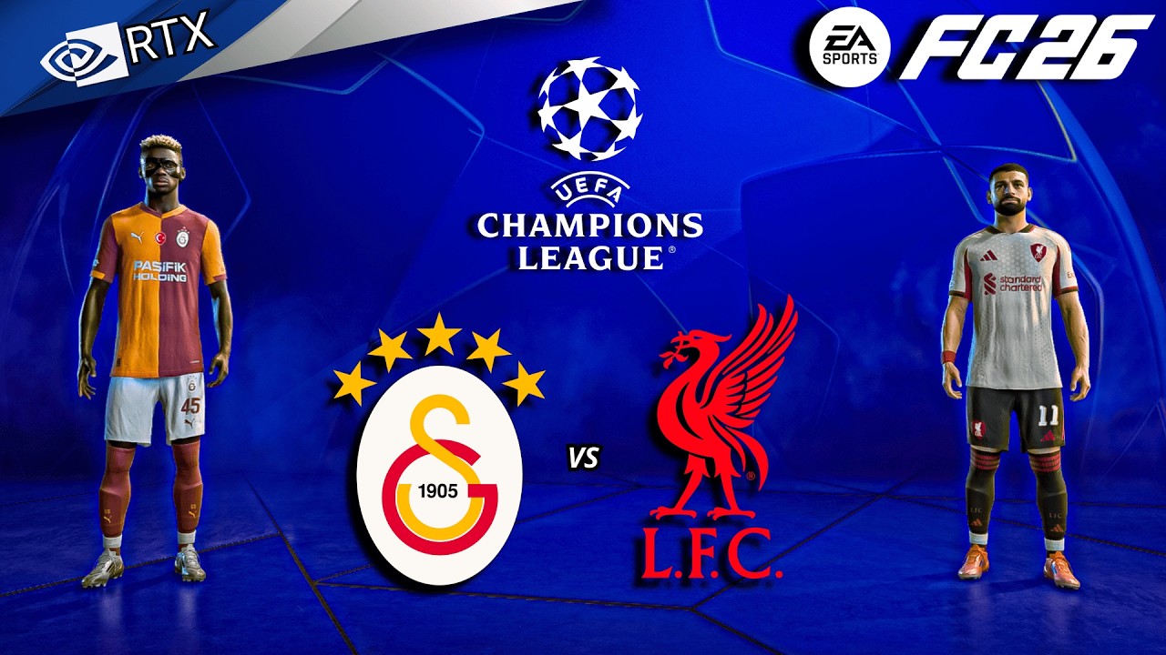 FC 26 - Galatasaray vs Liverpool | Champions League Round of 16 Full Match | PC™ [4K60]