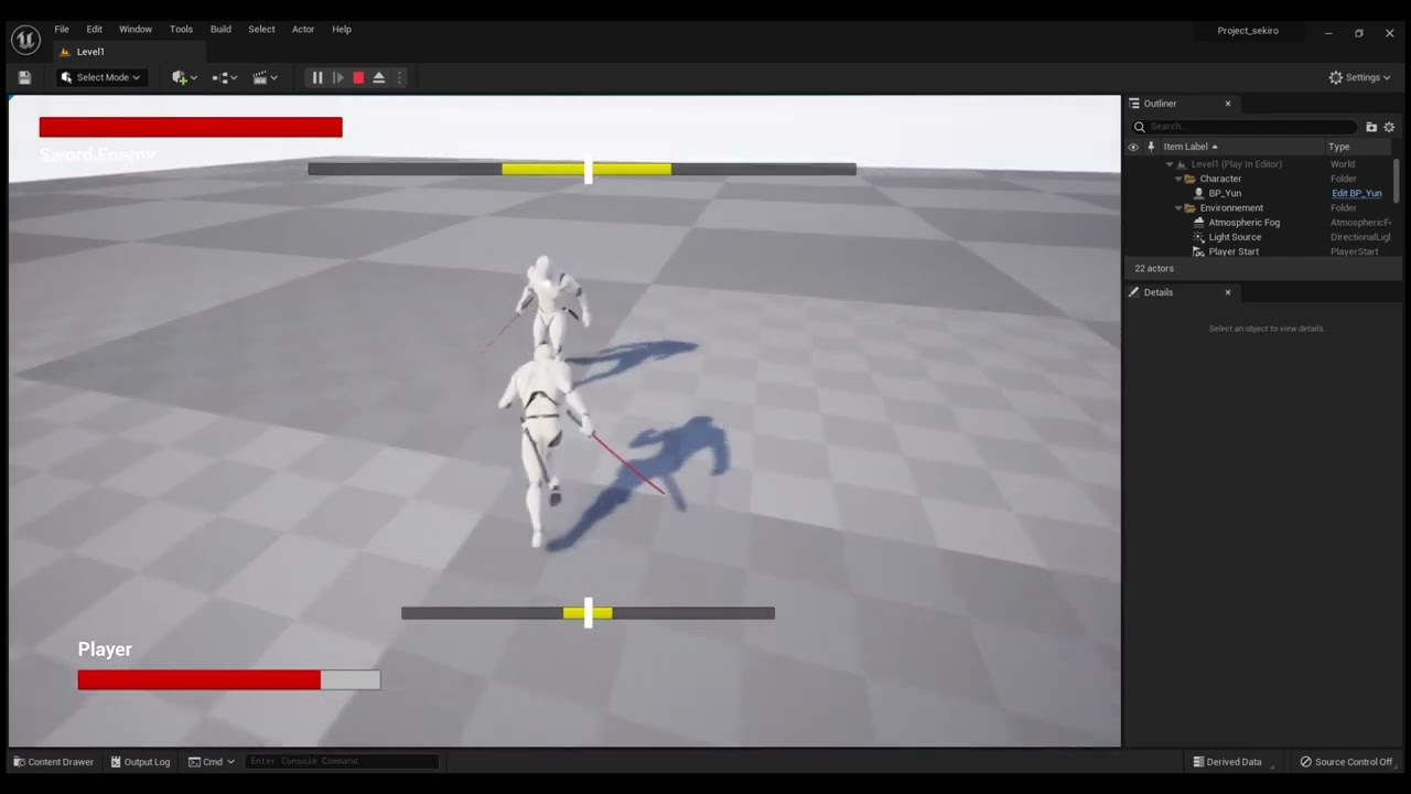 UE5 - sekiro like project