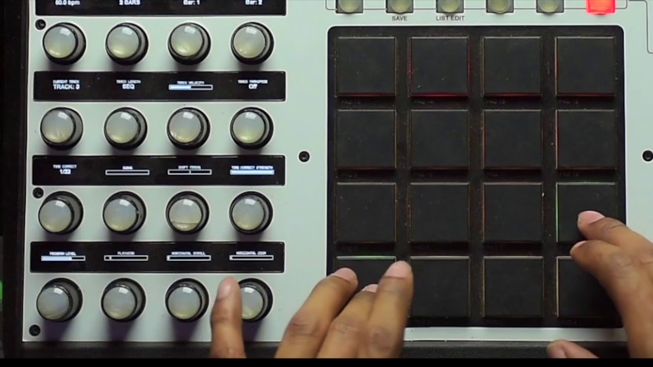 Akai MPC X chord progressions & FX