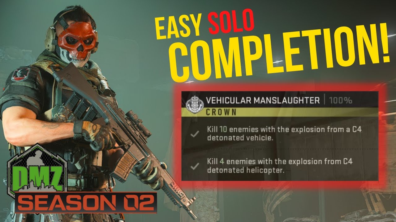 EASY Solo Vehicular Manslaughter Mission Completion for Crown | Call of Duty Warzone 2.0 DMZ S2