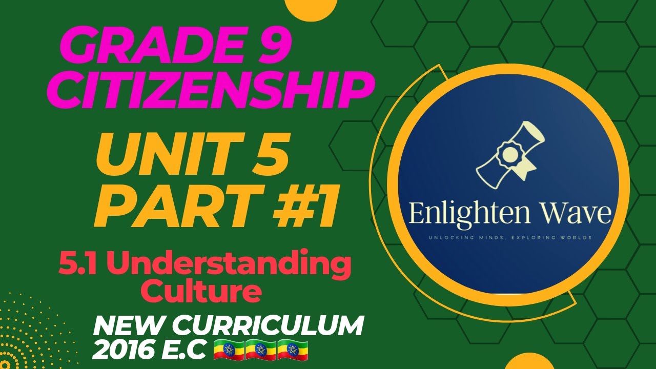 Grade 9 Citizenship Unit 5: 5.1 Understanding culture