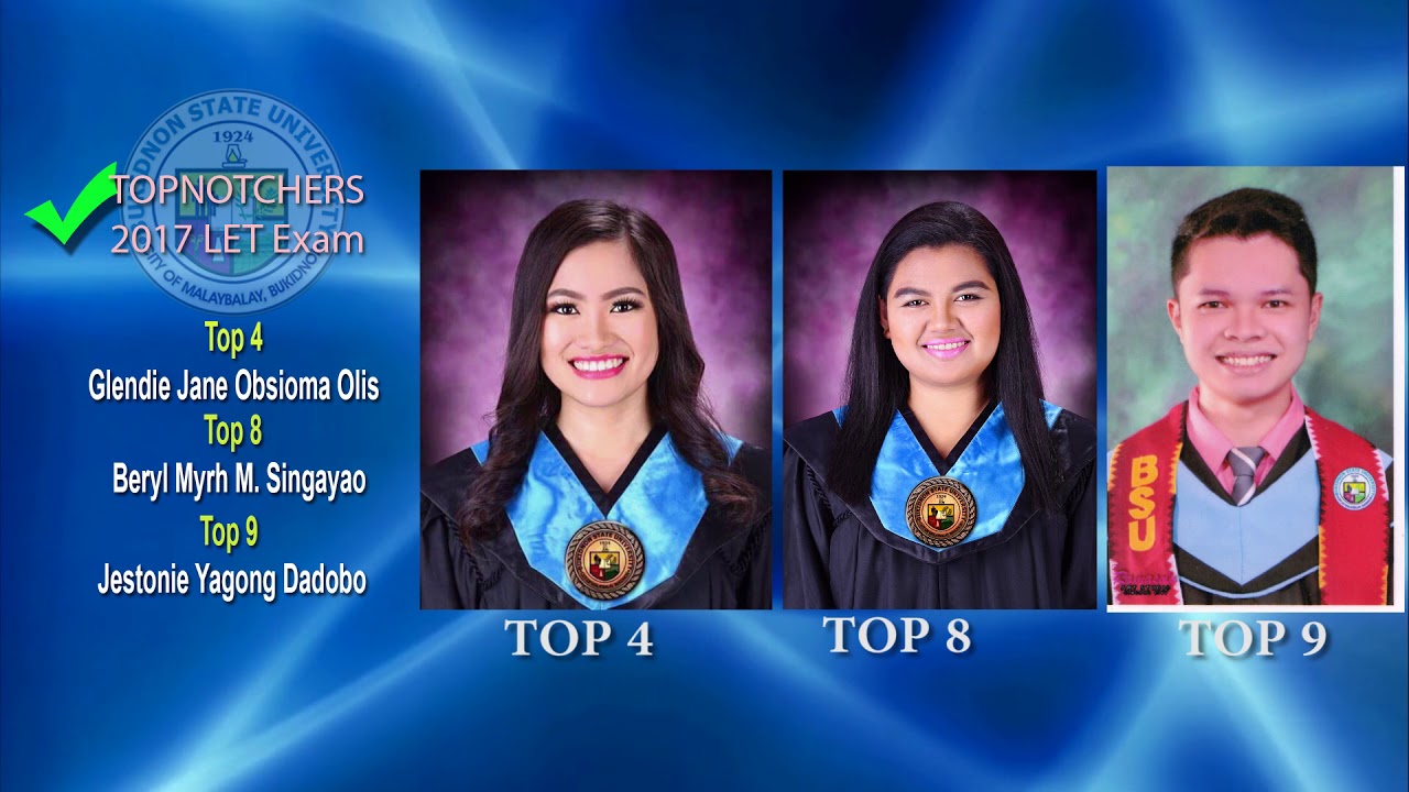 BukSU LET Topnotchers Interview 2017