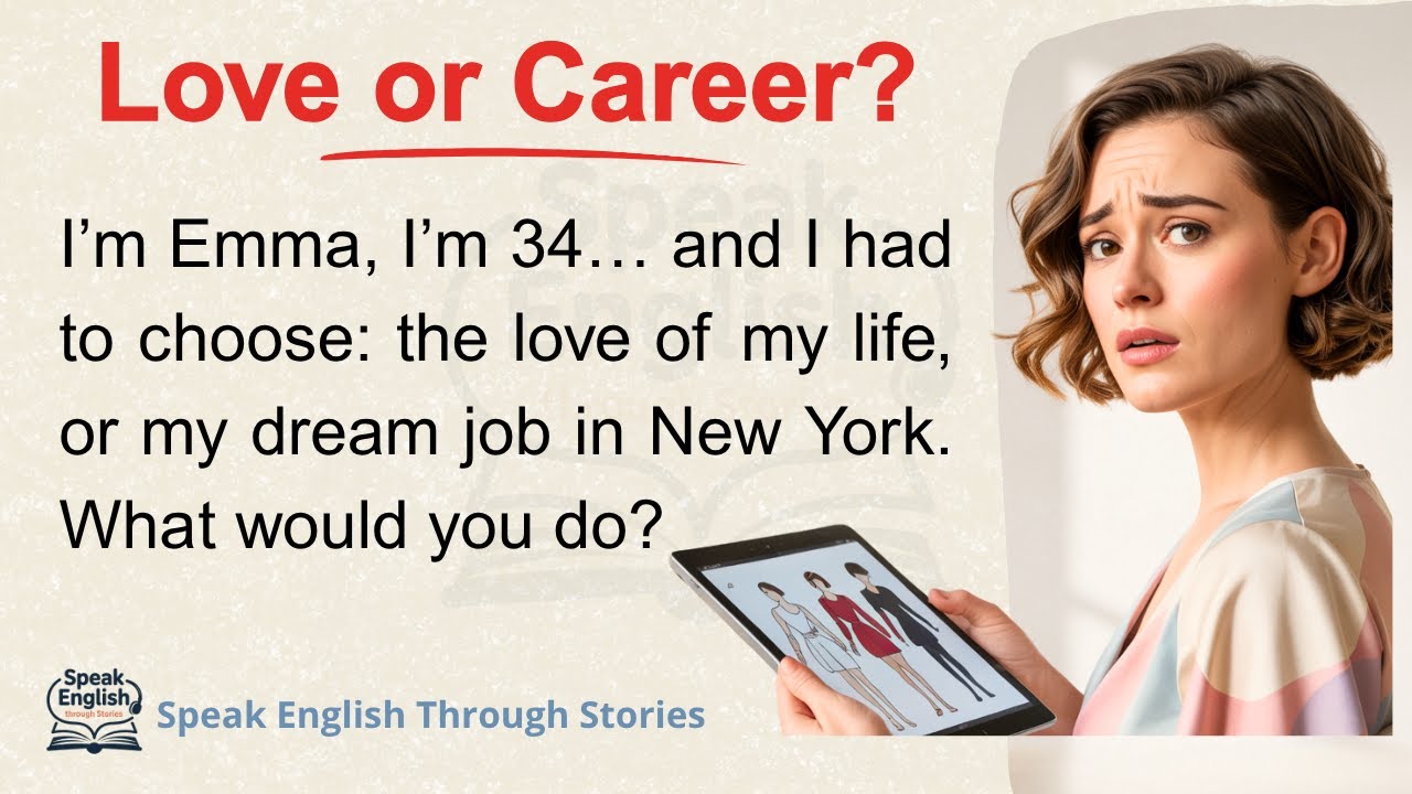 Love or Career? I Thought I Knew What I Wanted | Emotional Story (Level 3 English | B1)