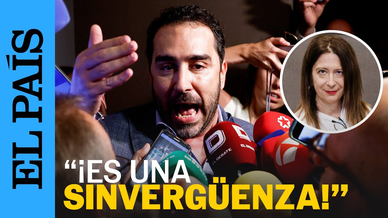 VÍCTOR DE ALDAMA irrumpe en la comparecencia de LEIRE DÍEZ: 