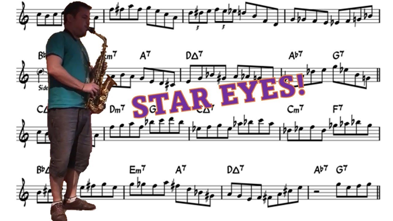 Baptiste Herbin on Star Eyes - Eb Transcription