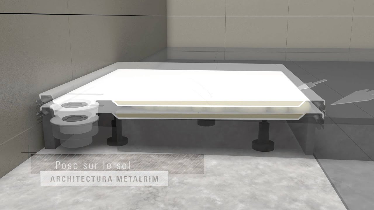 Villeroy & Boch - Les nouveaux receveurs de douche MetalRim
