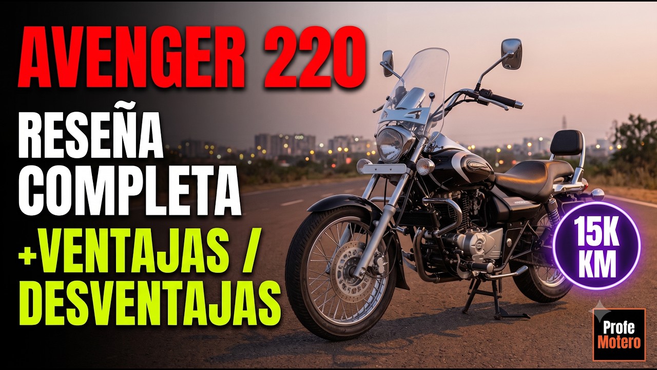 Bajaj Avenger 220 la MEJOR en Precio/Calidad