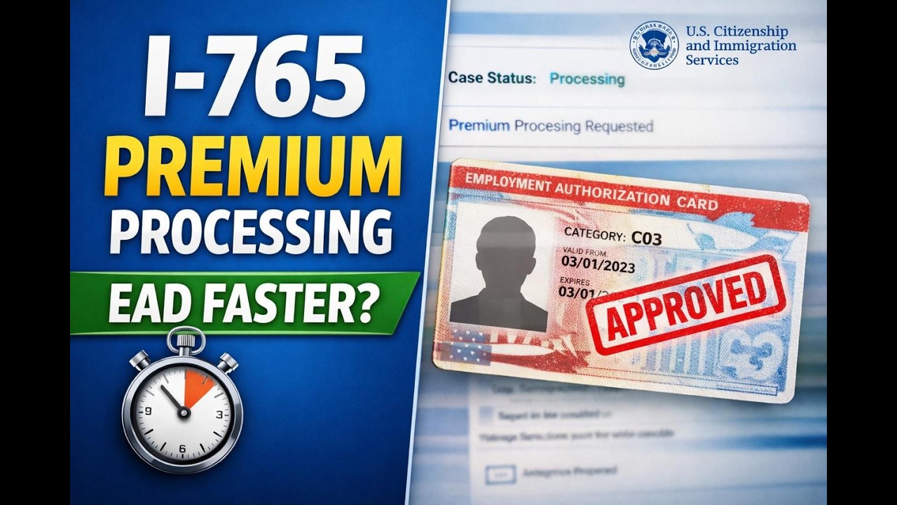 How to Apply I-765 Premium Processing Explained | I-907 | USCIS | Fast-Track Your EAD