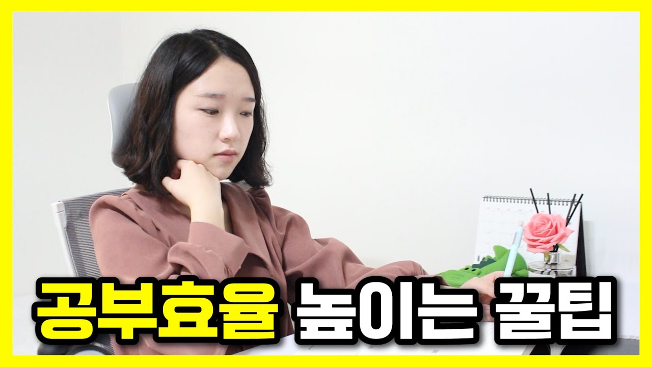 공부 효율 높이려면 반드시 해야 하는 것 ｜ 최대한으로 집중하고 몰입하는 법