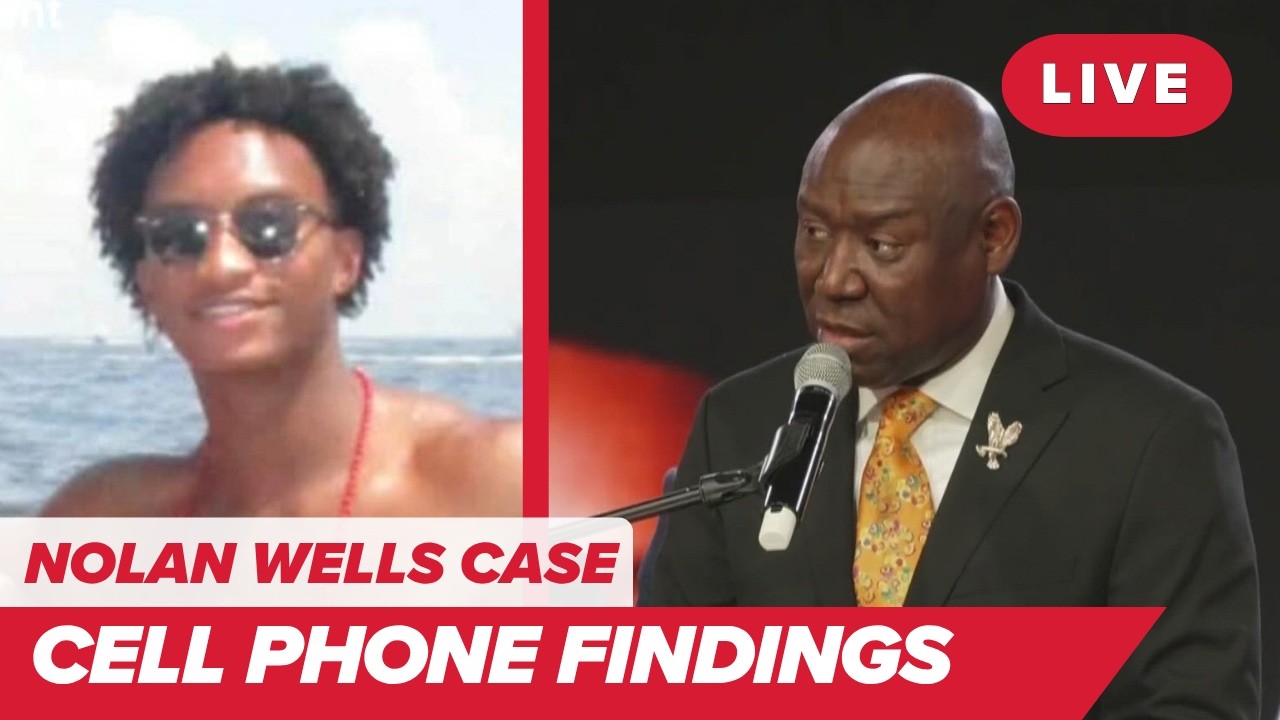 LIVE | Ben Crump shares critical findings from Nolan Wells' cellphone | Nolan Wells Case
