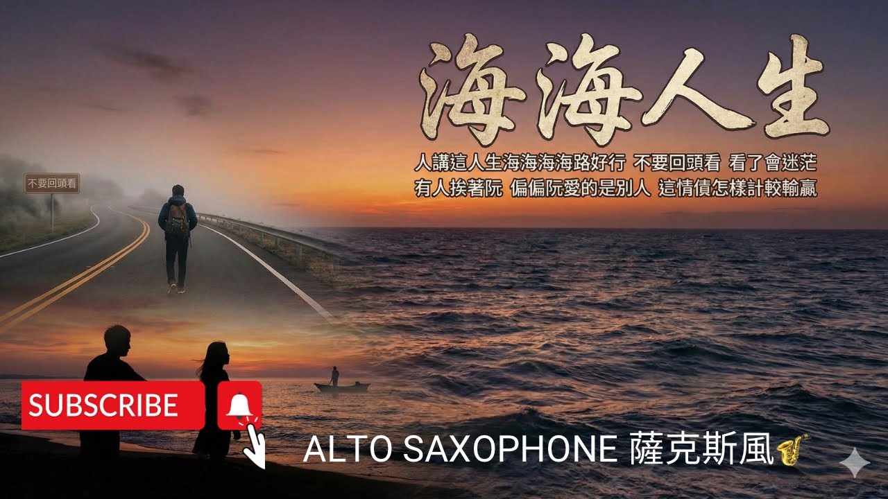 【吹吹薩克斯風】🎷 有人愛著阮偏偏阮愛的是別人 這情債怎樣計較輸贏《海海人生》#薩克斯風 #saxophone #altosaxophone 