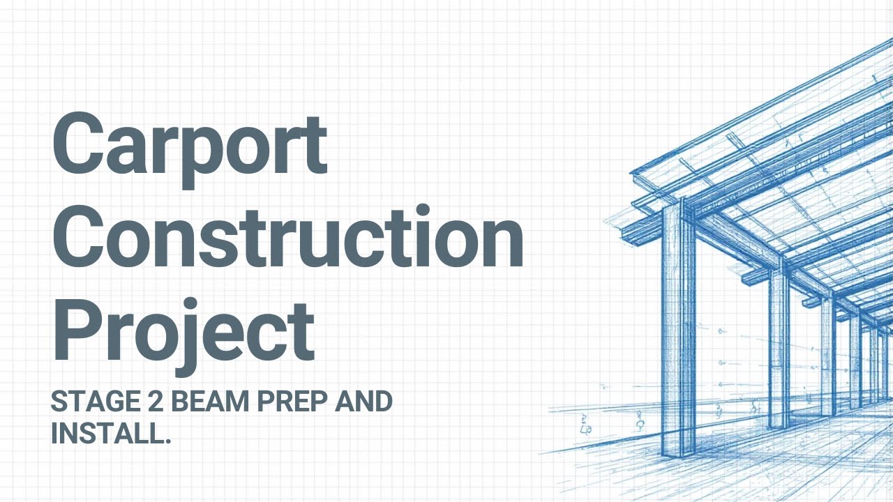 Building a Carport in Thailand | Stage 2 – Beam prep and install
