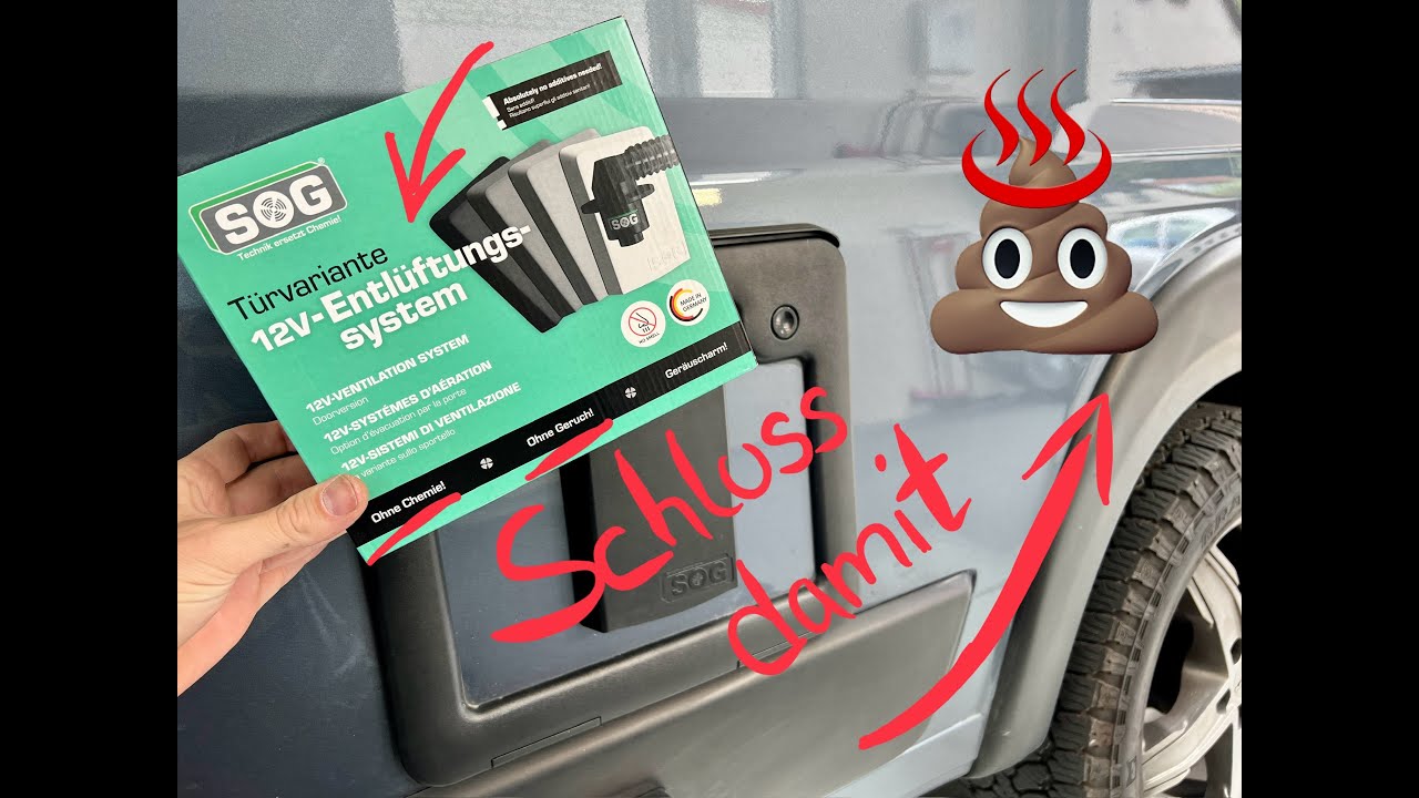 SOG Toiletten Entlüftung Einbau Thetford Ducato Sprinter TGE Crafter