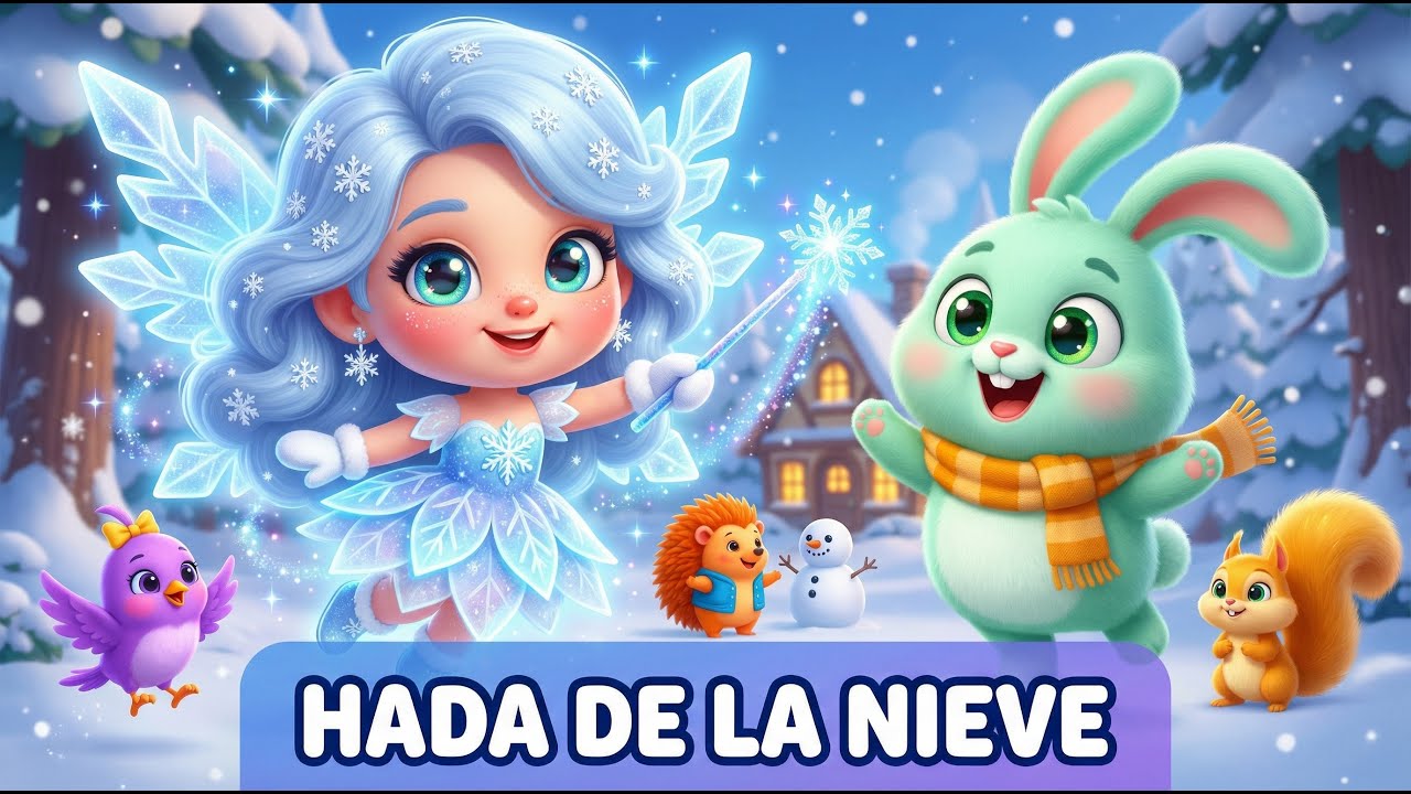 Canción Infantil de Invierno ❄️ Hada de los Copos ❄️ Canción de Invierno Infantil