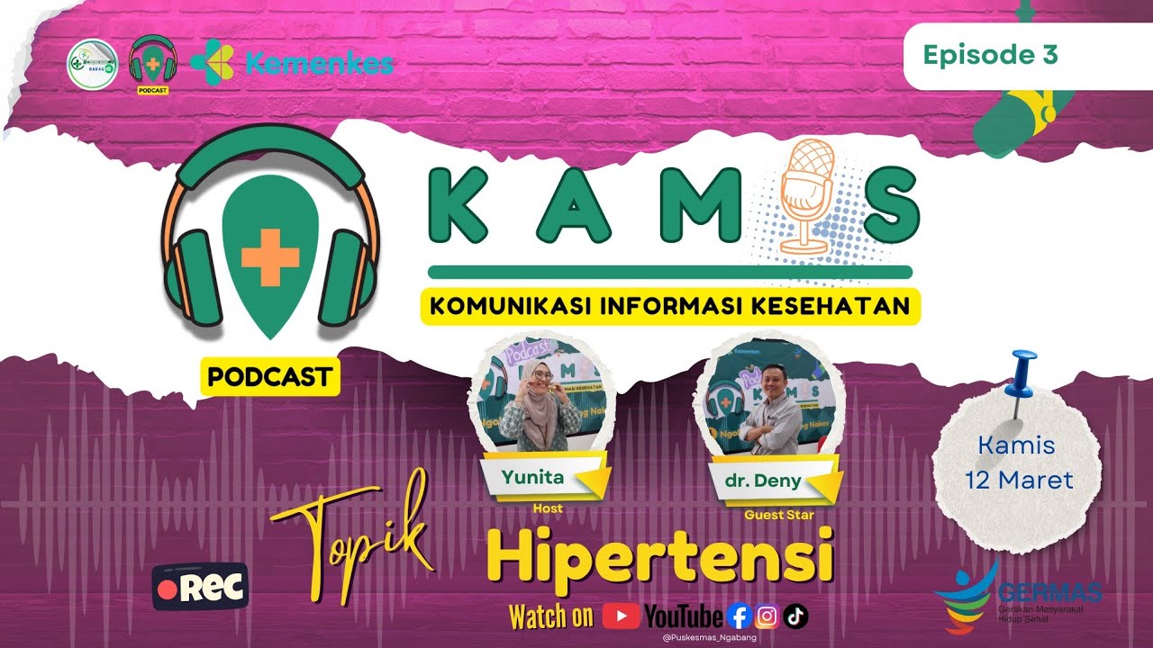 HIPERTENSI (TEKANAN DARAH TINGGI) | PODCAST KAMIS
