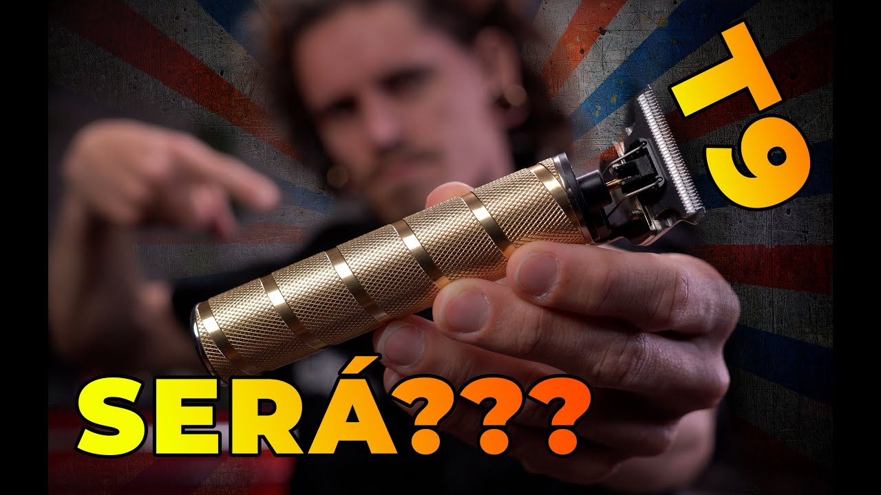 Maquina de Acabamento Kemei T9 - Unboxing e Review
