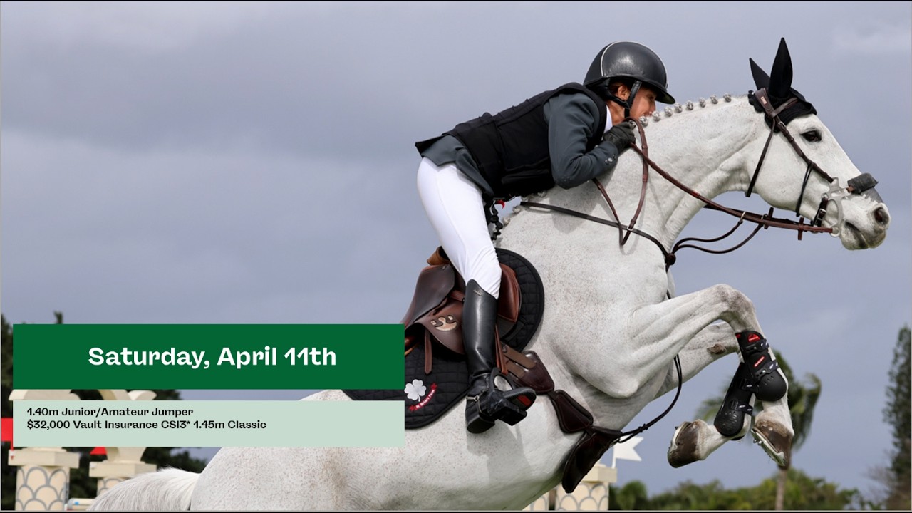 Смотрите прямую трансляцию: $32 000 Vault Insurance CSI3* 1.45m Classic