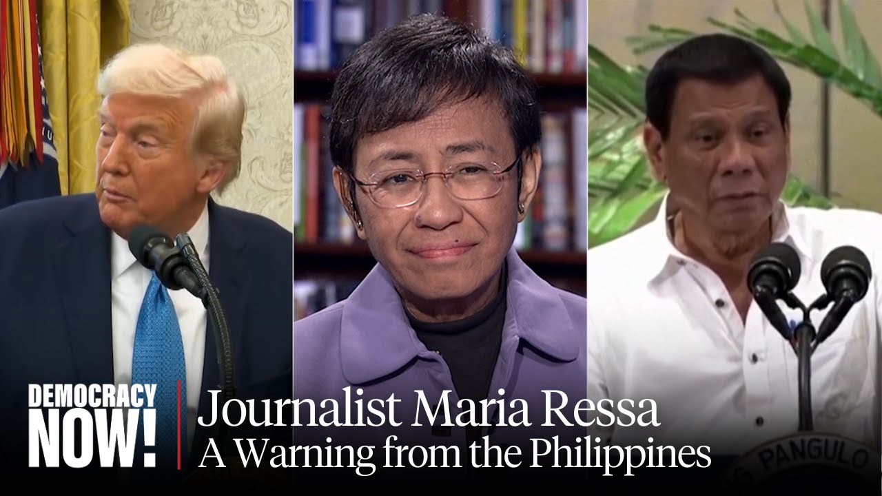 As Trump Attacks CBS, Maria Ressa Warns He Is Following Philippine Model to Crack Down on Free Press